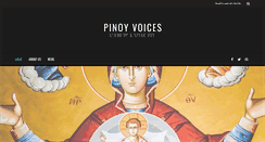 Desktop Screenshot of pinoyvoices.com