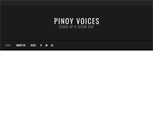 Tablet Screenshot of pinoyvoices.com